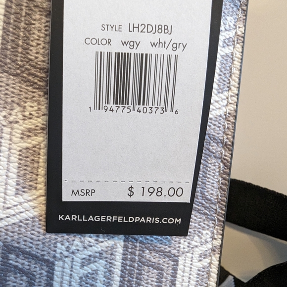 Karl Lagerfeld Paris Maybelle NEW crossbody guitar strap - Picture 6 of 6